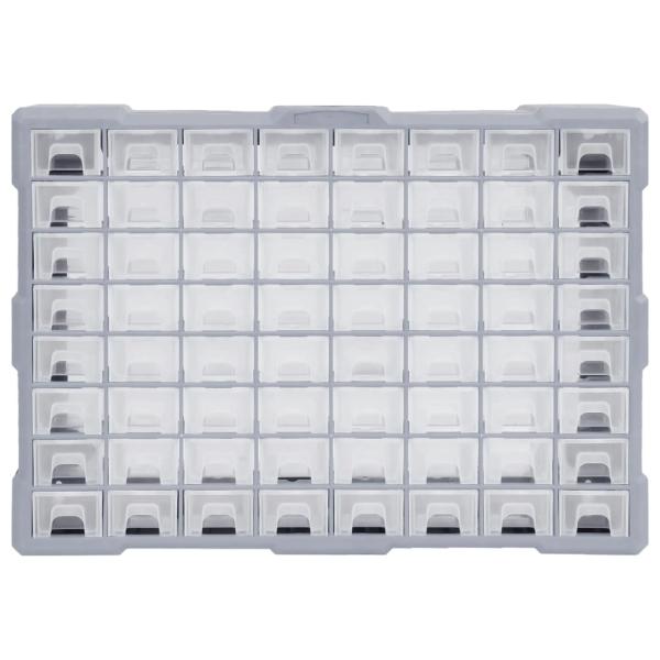 Multi-Schubladen-Organizer mit 64 Schubladen 52x16x37,5 cm