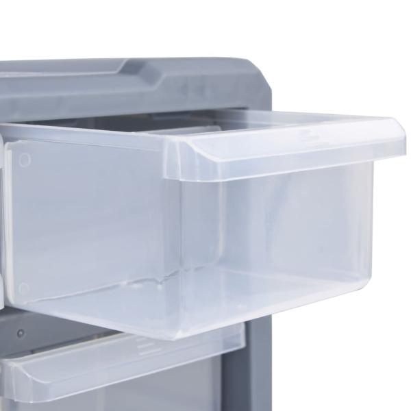 Multi-Schubladen-Organizer 2 Stk. 12 Schubladen 26,5x16x26 cm
