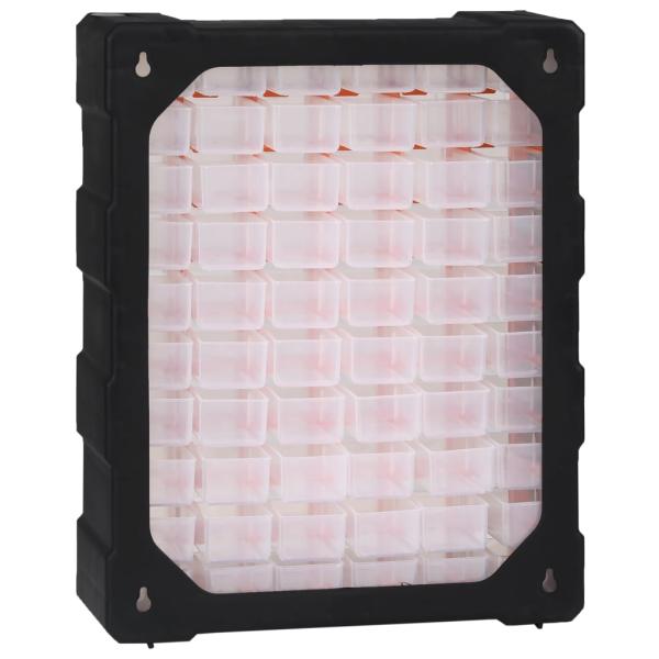 Multi-Schubladen-Organizer mit 60 Schubladen 38x16x47,5 cm