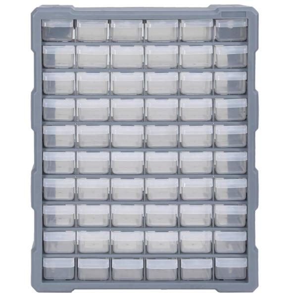 Multi-Schubladen-Organizer mit 60 Schubladen 38x16x47,5 cm 