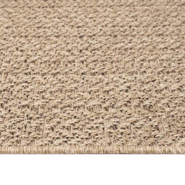 Teppich 140x200 cm Jute-Optik Innen und Außen