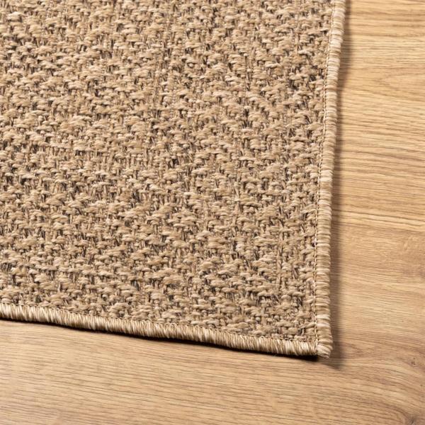 Teppich 140x200 cm Jute-Optik Innen und Außen