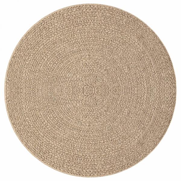 Teppich 160 cm Jute-Optik Innen und Außen
