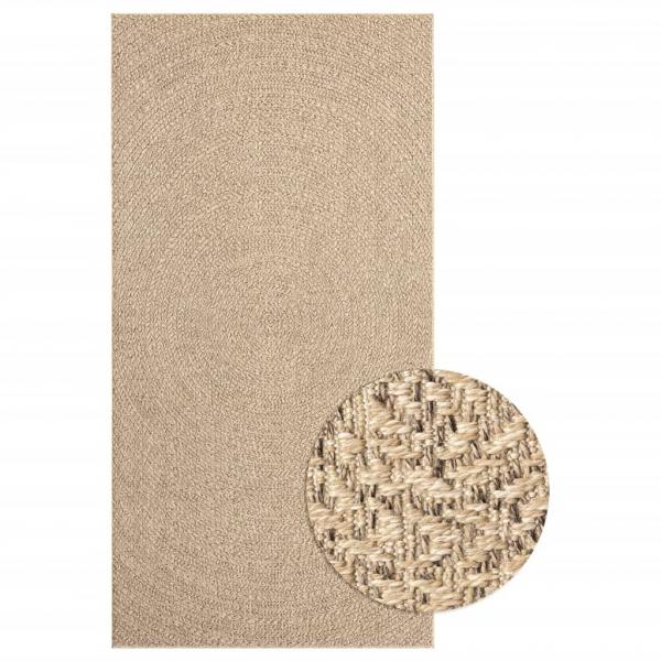 ARDEBO.de - Teppich 80x150 cm Jute-Optik Innen und Außen