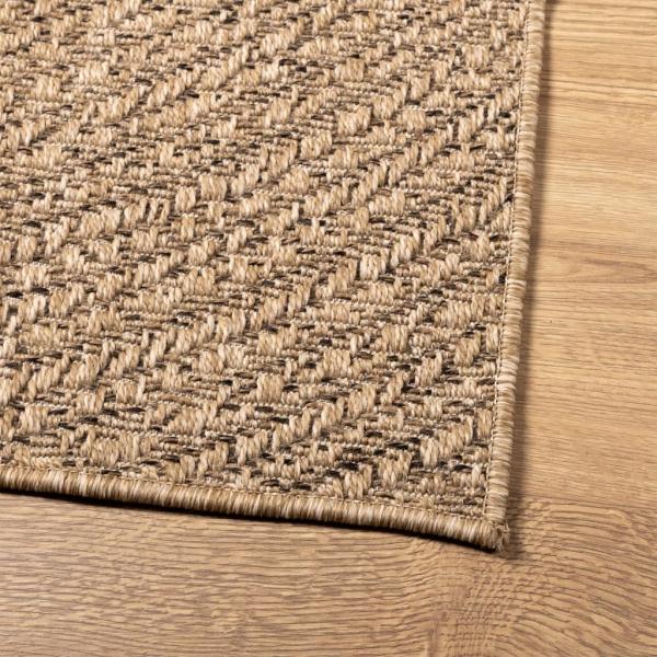 Teppich 80x150 cm Jute-Optik Innen und Außen