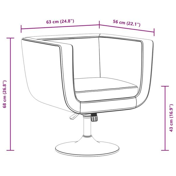 Barsessel 2 Stk. Kunstleder Schwarz 