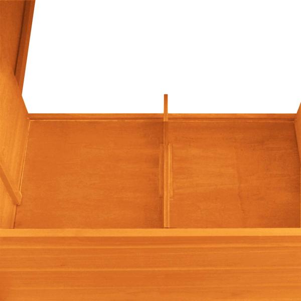 Hühnerstall mit 1 Legenest Holz  