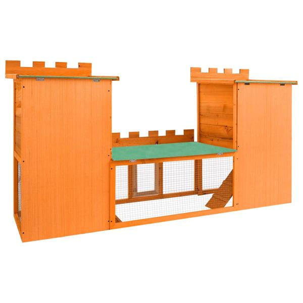 Großer Kaninchenstall Kleintierkäfig Doppelhaus