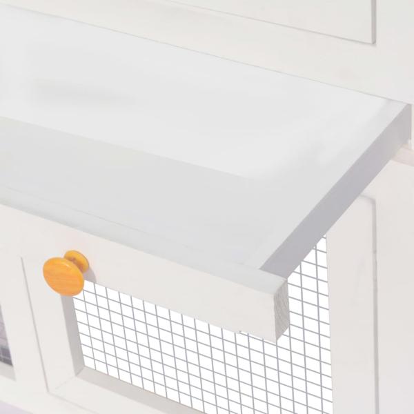 Kleintier-/Kaninchenstall 2 Etagen Holz  
