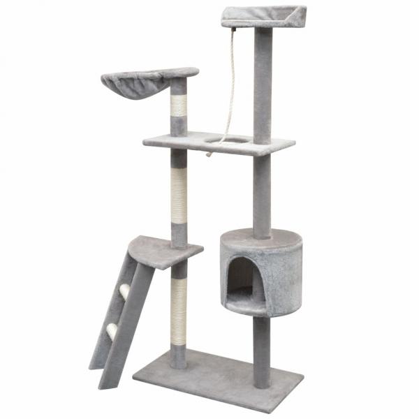Katzen-Kratzbaum 150 cm Grau