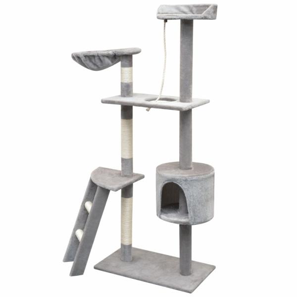 Katzen-Kratzbaum 150 cm Grau