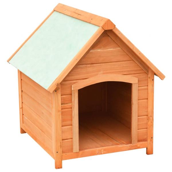 Hundehütte Kiefernholz & Tannenholz Massiv 72x85x82 cm