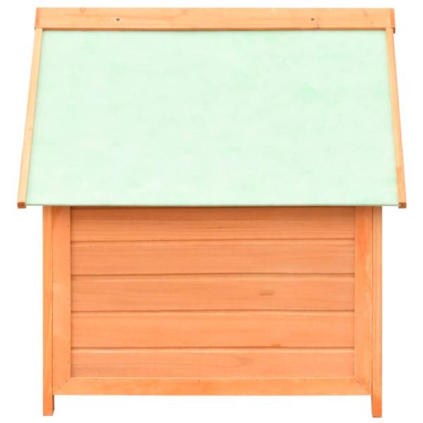Hundehütte Kiefernholz & Tannenholz Massiv 72x85x82 cm