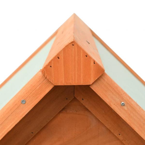 Hundehütte Kiefernholz & Tannenholz Massiv 72x85x82 cm