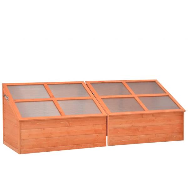 ARDEBO.de - Frühbeet Holz 180x57x62 cm