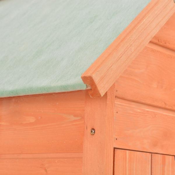 Garten-Geräteschuppen 71x60x213 cm Holz