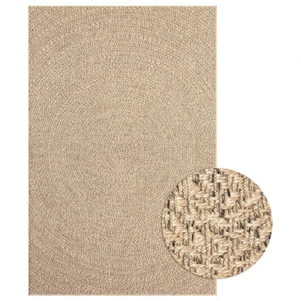 ARDEBO.de - Teppich ZIZUR 160x230 cm Jute-Optik Indoor und Outdoor