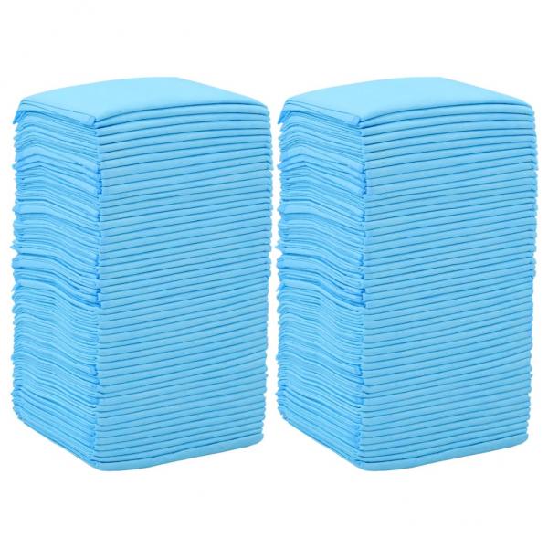 Hunde-Toilettenmatten 100 Stk. 60×60 cm Vliesstoff