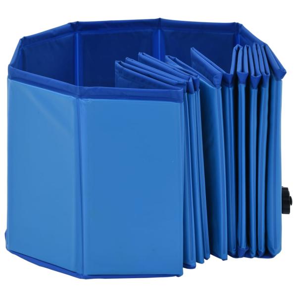 Hundepool Faltbar Blau 120 x 30 cm PVC