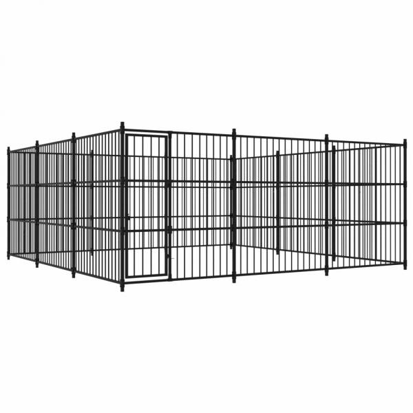 ARDEBO.de - Outdoor-Hundezwinger 450×450×185 cm