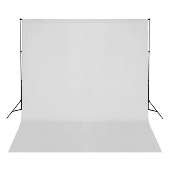 Fotohintergrund Baumwolle Weiß 300 x 300 cm 