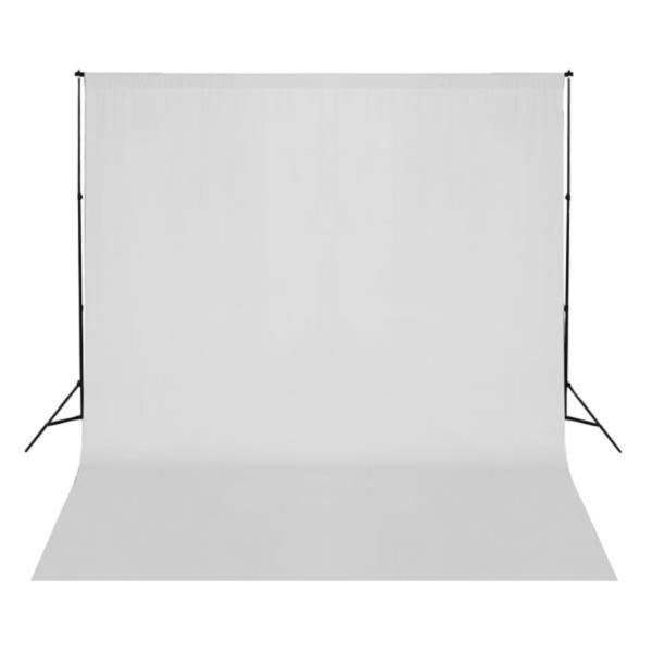 Fotohintergrund Baumwolle Weiß 300 x 300 cm 
