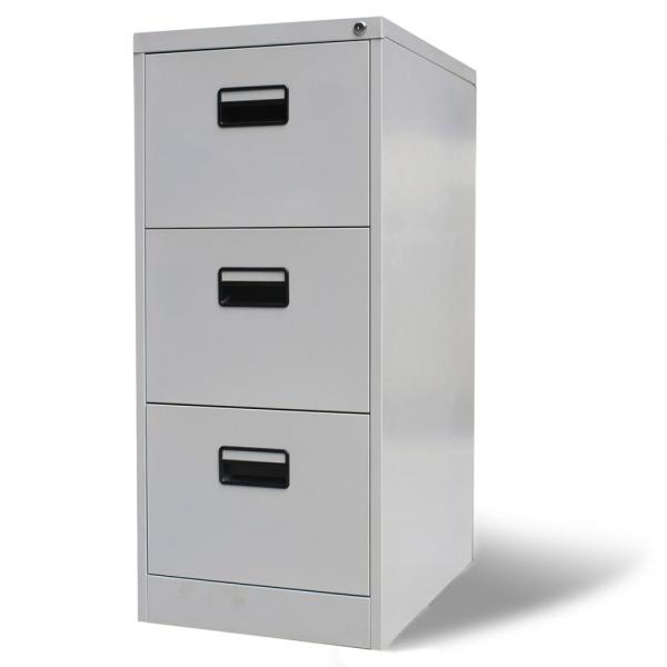 ARDEBO.de - Aktenschrank Hellgrau 46x62x102,5 cm Stahl