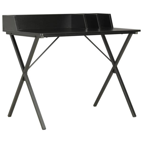 ARDEBO.de - Schreibtisch Schwarz 80x50x84 cm