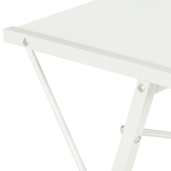 Schreibtisch mit Regal Weiß 116×50×93 cm