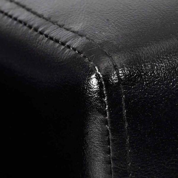 Würfel-Sessel Schwarz Kunstleder