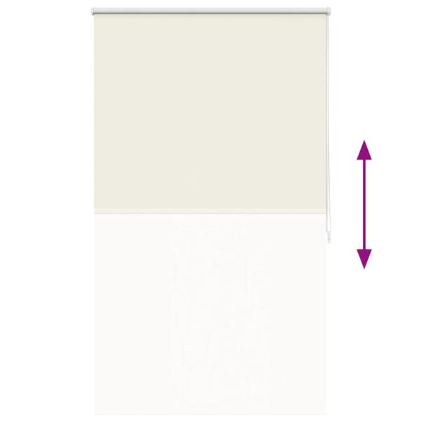 Verdunkelungsrollo Verdunklungsrollo 80 x 175 cm creme