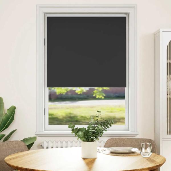 Verdunkelungsrollo Verdunklungsrollo 80 x 175 cm schwarz