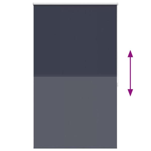 Verdunkelungsrollo 124,4 x 175 cm, Stoffbreite 120 cm, Marineblau