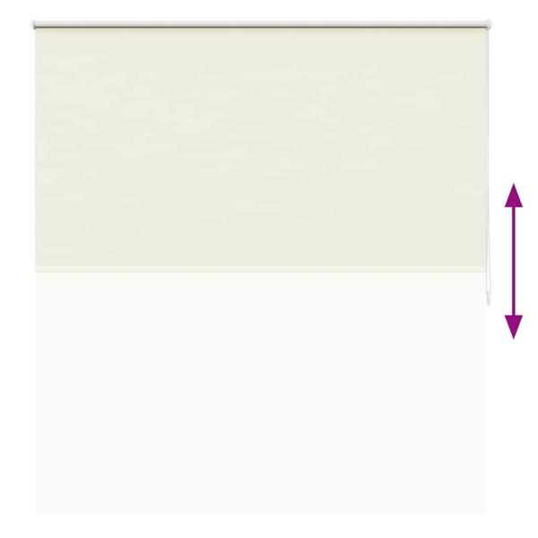 Verdunkelungsrollo 164,4 x 175 cm, Stoffbreite 160 cm, Gebrochen Weiß