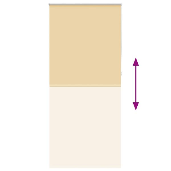 Verdunkelungsrollo 84,4 x 230 cm, Stoffbreite 80 cm, Beige