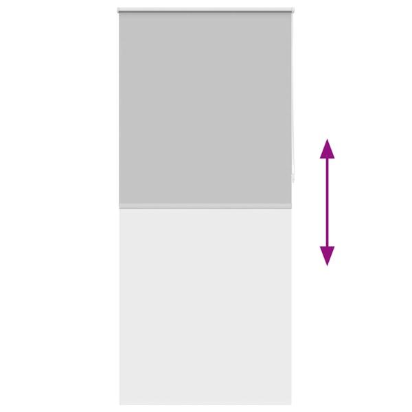 Verdunkelungsrollo 84,4 x 230 cm, Stoffbreite 80 cm, grau