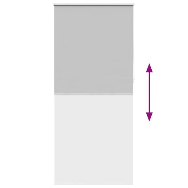 Verdunkelungsrollo 104,4 x 230 cm, Stoffbreite 100 cm, grau