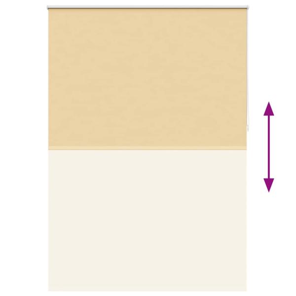 Verdunkelungsrollo 144,4 x 230 cm, Stoffbreite 140 cm, Beige