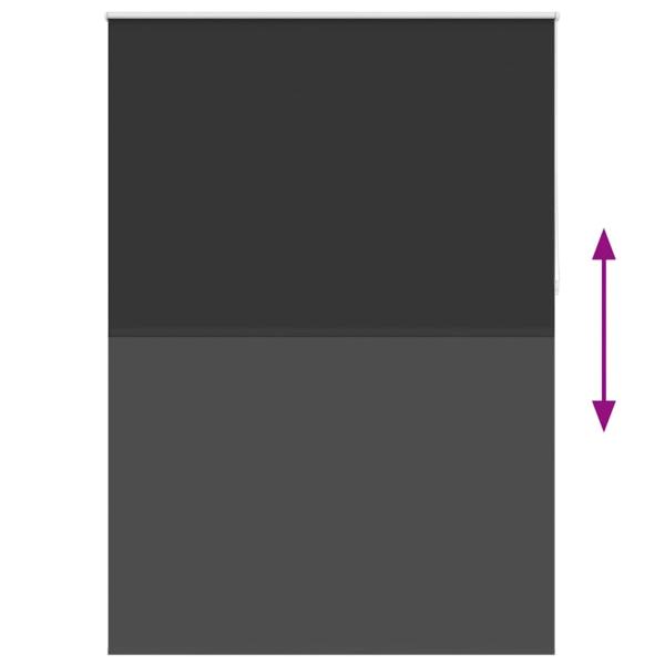 Verdunkelungsrollo 144,4 x 230 cm, Stoffbreite 140 cm, schwarz