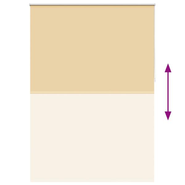 Verdunkelungsrollo 164,4 x 230 cm, Stoffbreite 160 cm, Beige