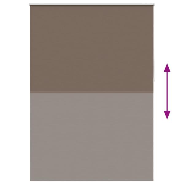 Verdunkelungsrollo 164,4 x 230 cm, Stoffbreite 160 cm, Kaffeebraun