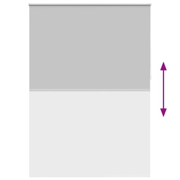 Verdunkelungsrollo 164,4 x 230 cm, Stoffbreite 160 cm, grau
