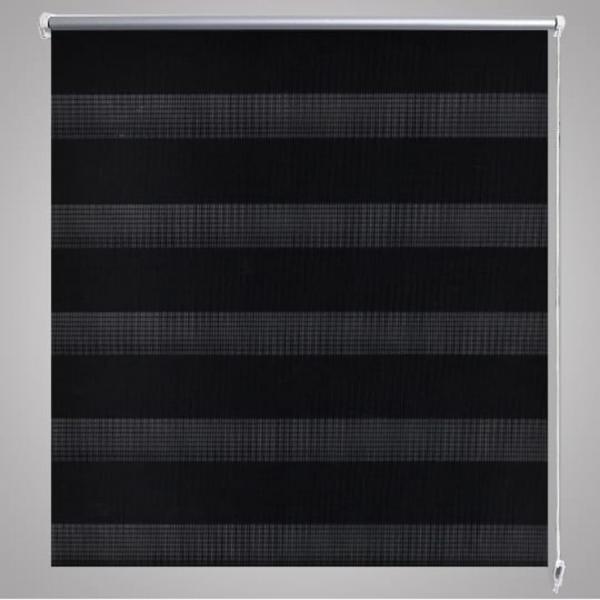 Doppelrollo 60 x 120 cm schwarz