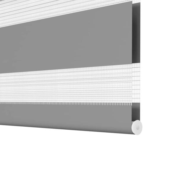Doppelrollo Seitenzug 80 x 150 cm grau