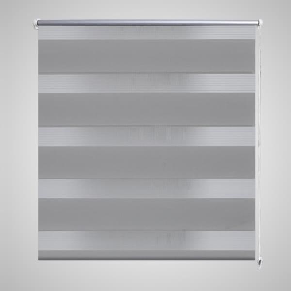 ARDEBO.de - Doppelrollo Seitenzug 120 x 175 cm grau