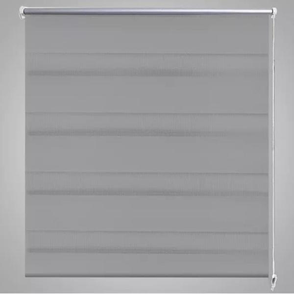 Doppelrollo Seitenzug 120 x 175 cm grau