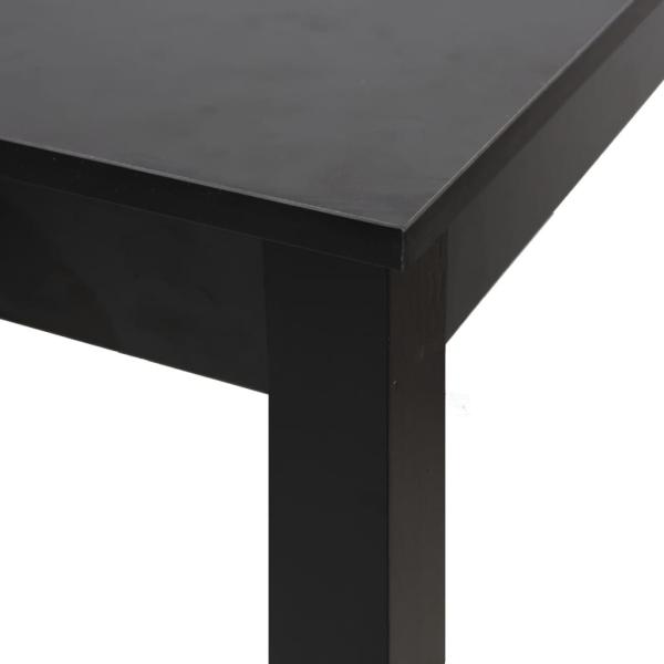Bartisch MDF Schwarz 115×55×107 cm 