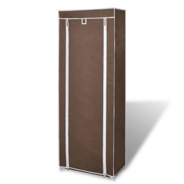 Schuhschrank Schuhregal 8 Schicht 57 x29 x162 cm Braun