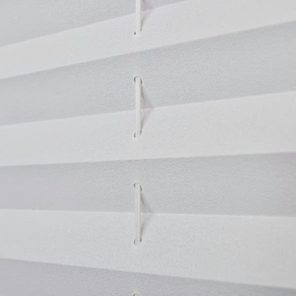 Verdunklungsplissee 70×200 cm Weiß