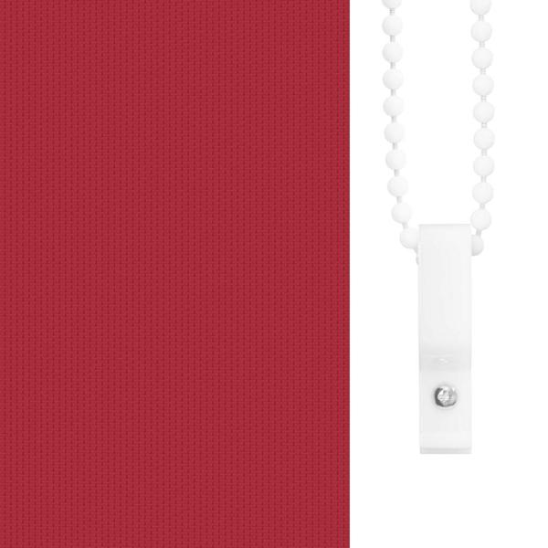 Verdunkelungsrollo 64,4 x 120 cm, Stoffbreite 60 cm, Rot